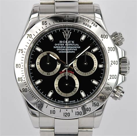 rolex daytona 116520 black.